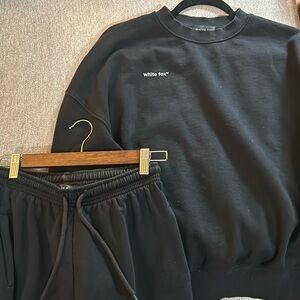 White fox full sweatsuit